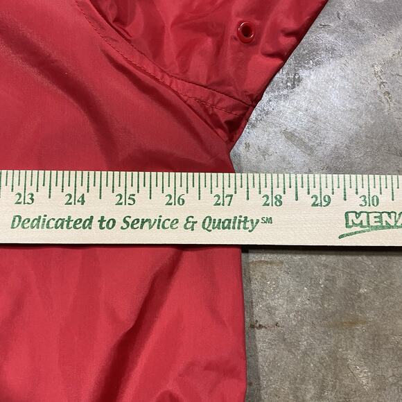 Vintage Tommy Hilfiger Jacket Mens XL Windbreaker Pullover Golf 1/4 ZipRed - Picture 8 of 10